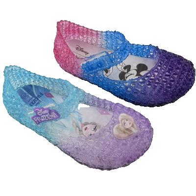 China Waterproof FASHION PVC COLORFUL CARVED HOLLOW DESIGN KIDS SHOES for sale