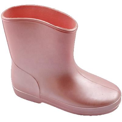 China WATERPROOF KIDS COLOR KIDS METALLIC INJECTION RAINBOOTS SHOES KIDS SHOES for sale