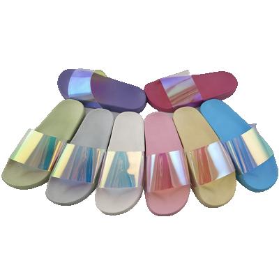 China Fashion Trend Servo Control Air Bow Elegant High Quality Colorful Ladies Slippers for sale