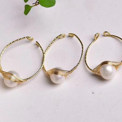 China Hot Popular China Retail And Wholesale Natural Pearl Ring For Gift for sale