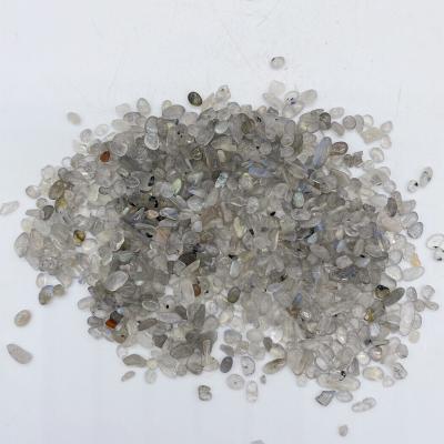 China Wholesale China Moon Stones Labradorite Gravel Chip Tumbles Healing Crystal Stones For Sale for sale