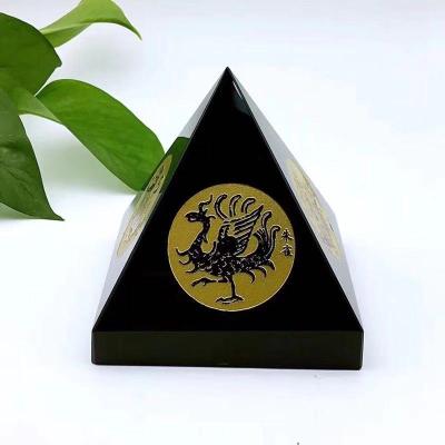 China China 2020 hot retail and wholesale popular obsidian pyramids for decoration for sale