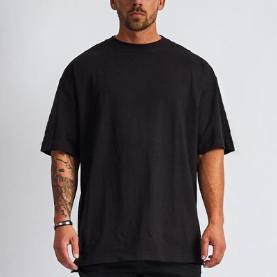 China Custom Others Silk Screen Men's T-shirt Basic Summer Printing Loose Fit Plain Black White Blank T-shirt For Men for sale