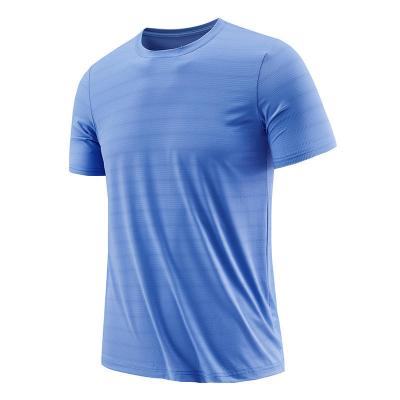 China Other Custom Sublimation Printing Mens Gym T Shirts O-Neck Short Sleeves Summer Quick Dry T Shirt For Men for sale