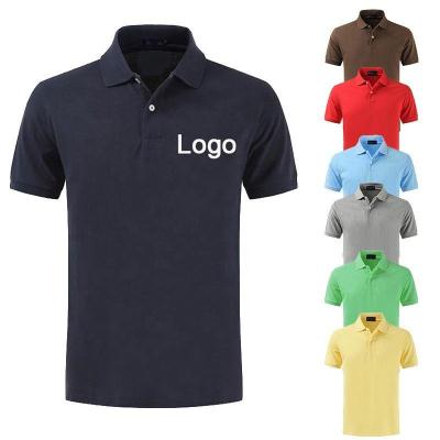 China Breathable Golf Logo Printing Polo Shirt Custom Made High Quality Short Sleeve Men's Sport Polo T-shirt Mens Workout for sale