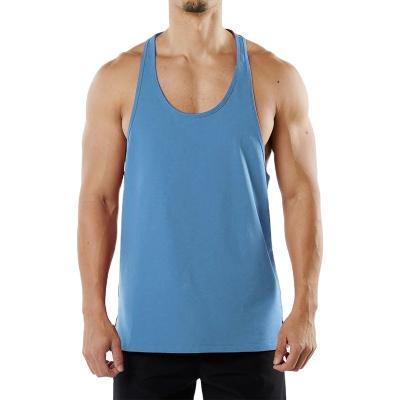 China Other Hot Selling Mens Cotton Tank Tops Cotton Sleeveless Fitness Workout Quick Dry Breathable Tank Tops For Men for sale