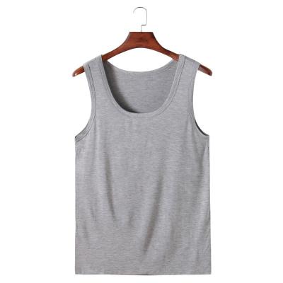 China Other Custom Logo Printing Mens Fitness Running Tank Top O-Neck White Sleeveless Tank Tops Singlets For Men for sale