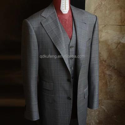 China Wholesale Custom Made Suits 100% Wool High Quality Anti-wrinkle Custom Designer Mens Suits With Horse Hair Canvas for sale