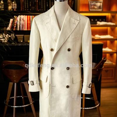 China Anti-wrinkle new type woolen attractive price navy tailored men's overcoat for sale