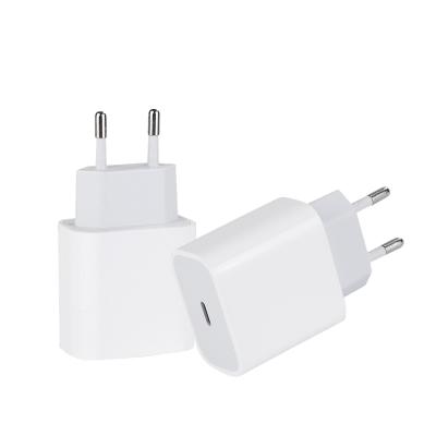 China 20w type c palladium fast mobile phone tablet MP3 EU USA white charger for mobile phone usb c charger 20w for sale