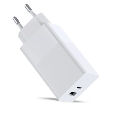 China 65w 2022 2 Port USB-C GaN Charger 65W Fast Phone gan Charger USB Charger 65w Top Selling Products For MacBook iPhone 13 12 11 Microsoft Surface Laptop iPad Fast Charging for sale