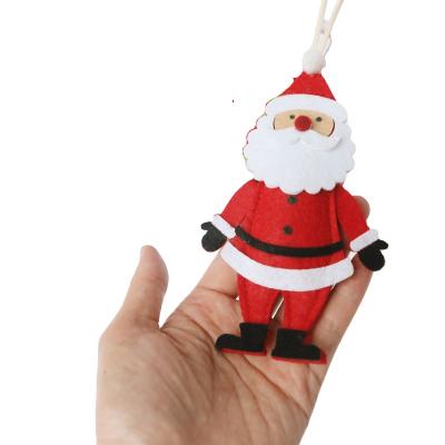 China Funny Christmas Decor Santa Claus Pendants Christmas Tree Decoration Non-woven Fabric For Home Party 2022 New Year Gift Naughty Toys for sale