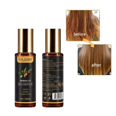 China Professional Herbal Private Label Argan Products Hair Serum Oil Hair Products Supplier KOLANBIS for sale