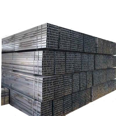 China Liquid Pipe Galvanized Iron Square / Rectangular Hollow Tube Carbon Metal Mill EN10210 EN10219 Section for sale