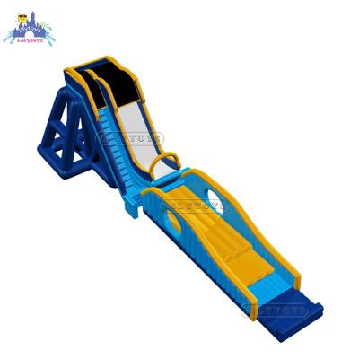 China lilytoys 0.55-0.60MMPVC Inflatable Hippo Water Slide Water Park Inflatable Playground, Hot Sale Big Water Slide for sale