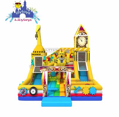 China lilytoys PVC Inflatable Slide Combo Bounce House Inflatable Castle Bounce For Kids for sale