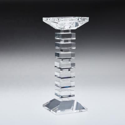 China Home high quality crystal candelabra candle holder decoration candlestick wedding table decoration for sale