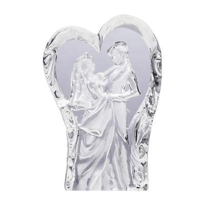 China Europe 3d Laser Engraving Crystal Iceberg Craft A Couple Award For Wedding Gift for sale