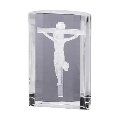 China Europe Catholic Saint Opens Jesus Crystal Gifts for Home and Office Decor for sale