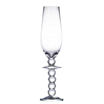 China Wholesale Handmade Europe Red Wine Clear Glass Wedding Decorated Glassware Set For Wedding Gift for sale