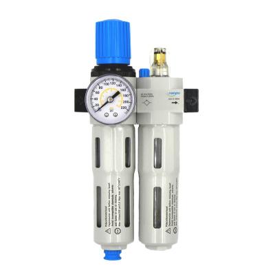 China FRC Series FRC Midi-1/4 3/8 1/2 D 3/4 1 Air Source Treatment FRL Equipment Air Preparation Unit Air Regulator Filter Lubricator unit G pint NPT for sale