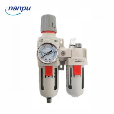 China Hotels Nanpu AC series source treatment AC4010-04 for smc air unit filter regulator lubricatorAW AL for sale