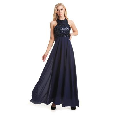 China Newest Design Breathable High Quality Women's Long Formal Evening Prom Dress Chiffon Evening Prom Dress for sale