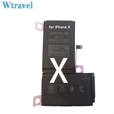 China Wholesale Cell Phone Product OEM Li-Ion Original Mobile For Iphone X Battery 3000 mAh for sale