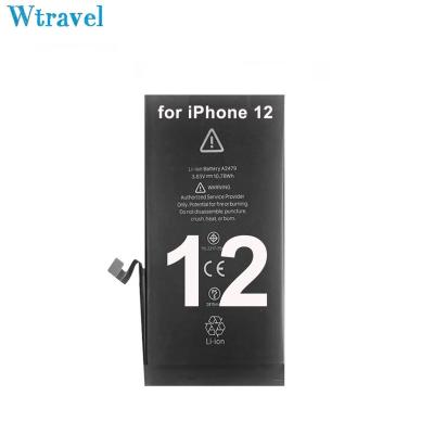 China Mobile Phone Replacement Rechargeable Lithium Battery For iPhone 12 Original Capacity for sale