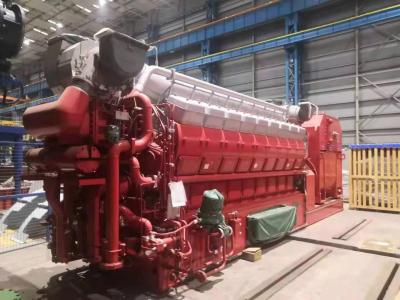 China Red Used Gas Generator 1000kw To 8.7mw Reconditioned Generators for sale