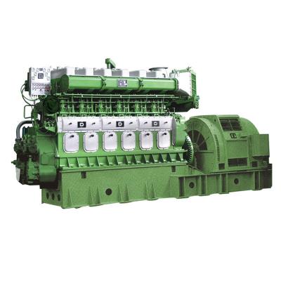 Chine ISO9001 Générateur marin Genset 1000 kW à 2000 kW Ensemble de générateurs à double combustible à vendre