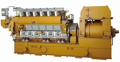 China 5000kW 14000kW Caterpillar Dual Fuel Generator 12CM46DF Engine for sale