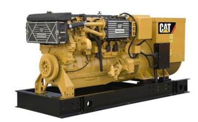 China 1500 Rpm Caterpillar Marine Generatoren Stoßbeständiger Marine Elektrogenerator zu verkaufen