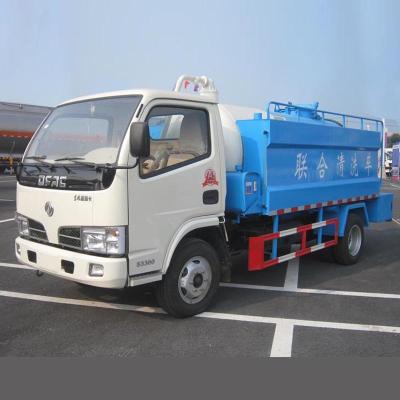 China 95hp Engine Vacuum Suction Truck 1500L Pressure Washing Truck for sale