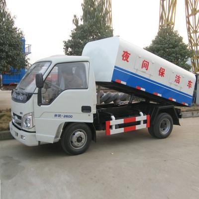 China Foton Forland Sealed Dump Garbage Truck With Garbage Container for sale