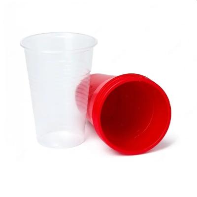 China Single Wall Biodegradable wholesale disposable transparent pp ripple plastic drinking coffee cups Cold drink plastic ripple cups for sale