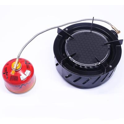 China Hotel Outdoor Butane Gas Stove Stainless Steel Base Camper Outdoor Supplies Export Outdoor Cooker for sale