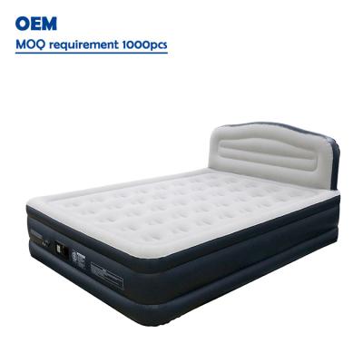 China Home Queen Size Furniture Inflatable Air Bed With Built In Pump for sale