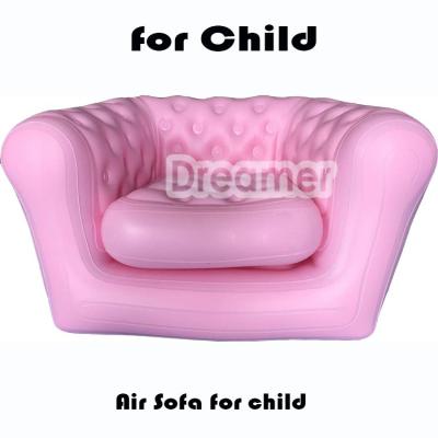 China Chesterfield SOFA PVC Air Sofa Kids Inflatable Chair Durable Inflatable Sofa for sale