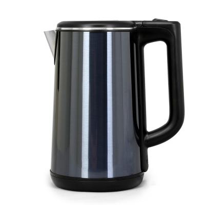 China Wholesale 1.8L 360 Degree Stainless Steel Coffee Single Low Rotation Black Portable Water Tea Electric Kettles For Home for sale