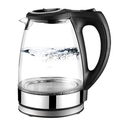 China 1.7L 304 Stainless Steel Glass Stainless Steel Food Grade Teapot Cordless Multifunctional Electric Coffee Kettles for sale