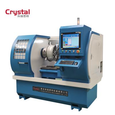 China CRYSTAL Machinery Repair Shops Wheel Repair Machine For Diamond Cutting Rim Renovation Easy Operation With PC Panel WRM26H for sale