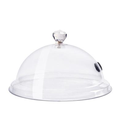 China Easily Cleaned 12 Inch Plastic Cloche Lid Dome Cover For Smoking Gun Infuser Specialized Accessory For Smoking Gun Dishes Bowls for sale