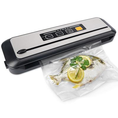 China Household Household Portable Stainless Steel Black Vacuum Packing Sous Vide Food Storage Vacuum Sealer for sale