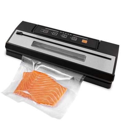 China Household and Household Commercial Vacuum Sealer Machine with Built-in Cutter Pulse Operate Moist and Vacuum Dry Bags for sale