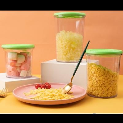 China Eco-Friendly Plastic Airtight Freshness Preservation Food Storage Boxes Vacuum Container Set for sale