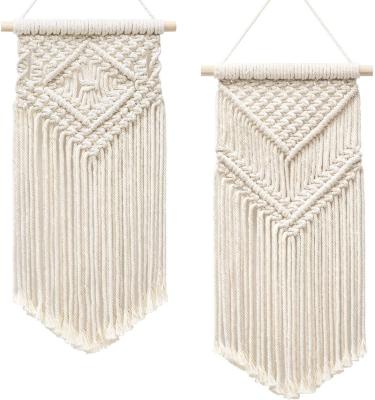 China Handmade Macrame Woven Wall Hanging Tapestry Home Decor Tapestry Macrame Wall Hanging Handmade Macrame for sale