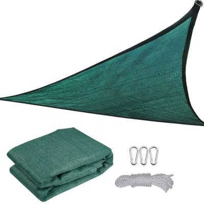 China Outdoor PE Sunshade Sail For Outdoor Garden Sunshade And Breathable 2*2*2M Triangle PE Sunshade Net For Outdoor for sale