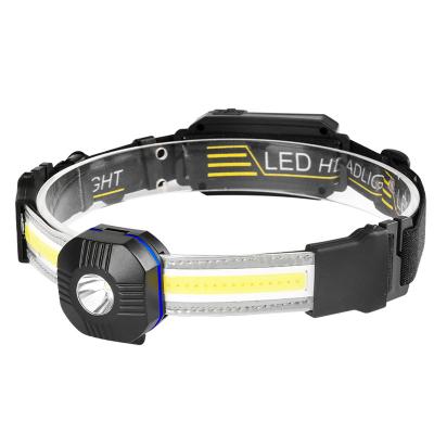 China New Arrival Fast Charging Camping Type-C XPG Led Rechargeable Headlamp With COB Led Head Torch For Camping for sale