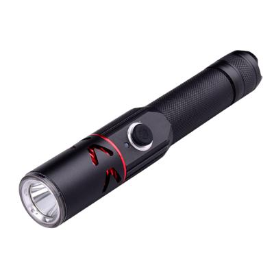 China LED Indicator on Hot Sell Mini Waterproof Aluminum LED Body Rechargeable Powerful 1200 Lumens Led Diving Flashlight Torch Light for sale